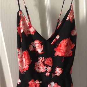 Floral print summer dress